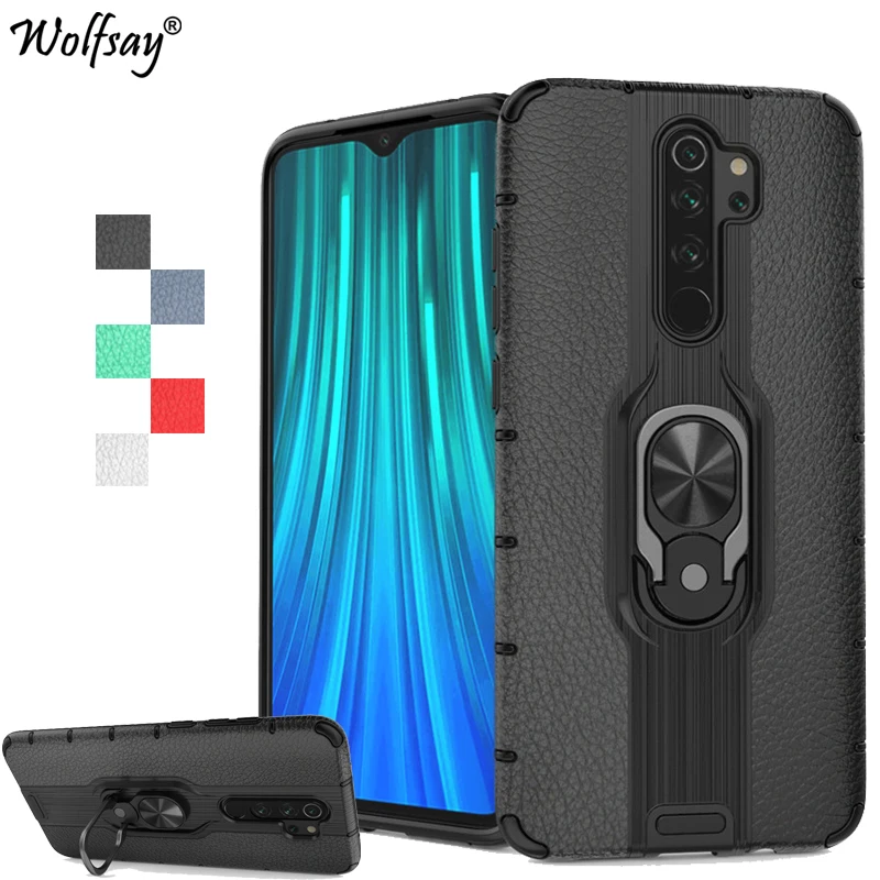 Для Xiaomi Redmi Note 8 Pro чехол противоударный Броня PC + ТПУ жесткий защитный для телефона