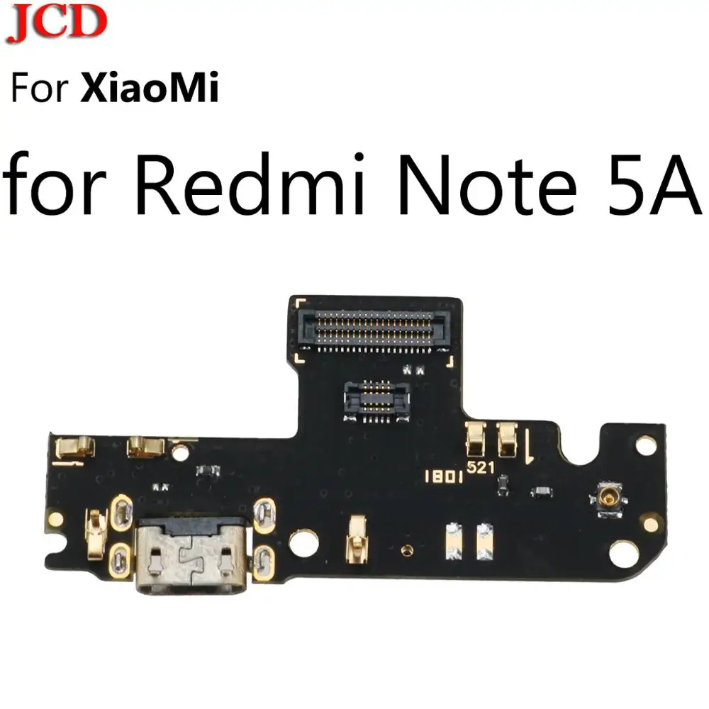 JCD 2 шт. USB разъем зарядного устройства Разъем Порт док-станция гибкий кабель для Xiaomi для Redmi 2 2A 3S 4A 4X 5A Note4X Global 4 Note 3 Pro 5A - Color: For Redmi Note 5A
