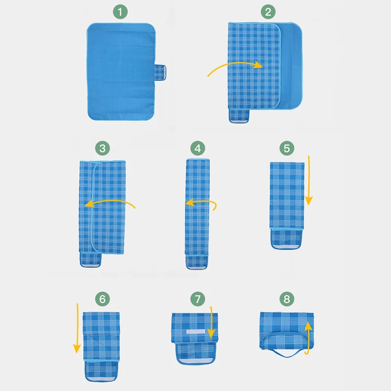 

2M*1.5 Waterproof Picnic Blanket Camping Mat Oxford Outdoor Sleeping Tent Mattress Sitting Sand Free Mat Sandproof Beach Blanket