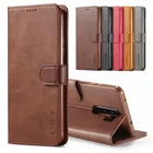 Чехол-книжка для Xiaomi Redmi 9, кожаный, с магнитной застежкой