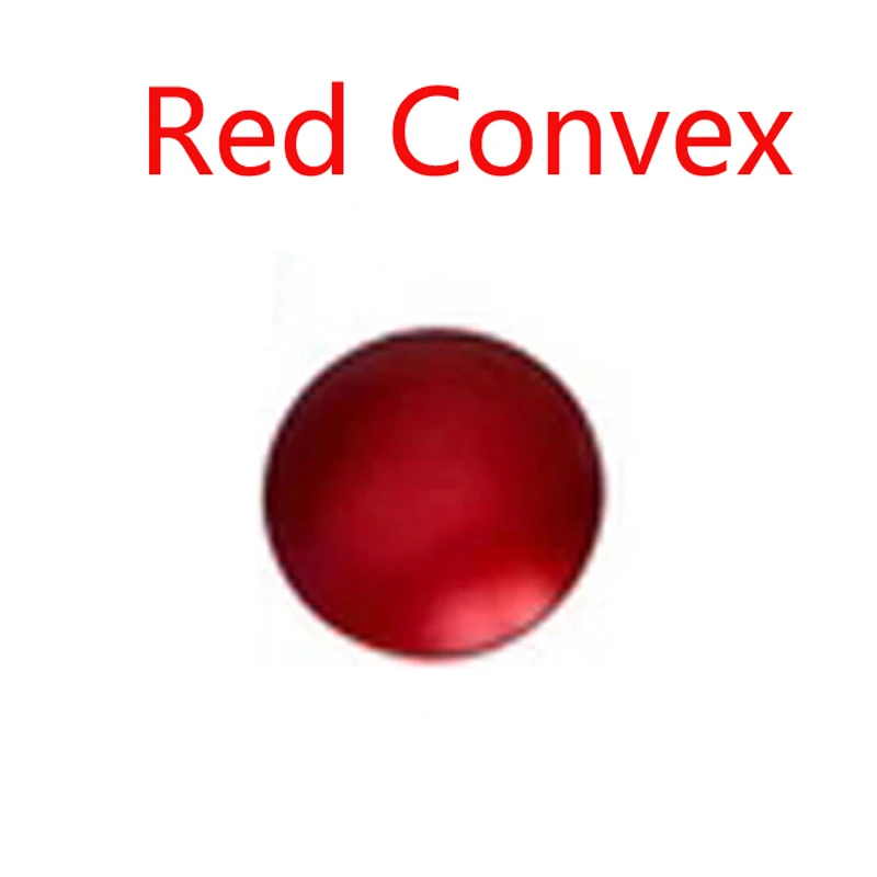 Red Convex Кнопка спуска затвора для камеры, черный, красный, серебристый, плоский выпукло-вогнутый для Canon Nikon Leica для roleiflex Hasselblad Fuji - Цвет: Red Convex