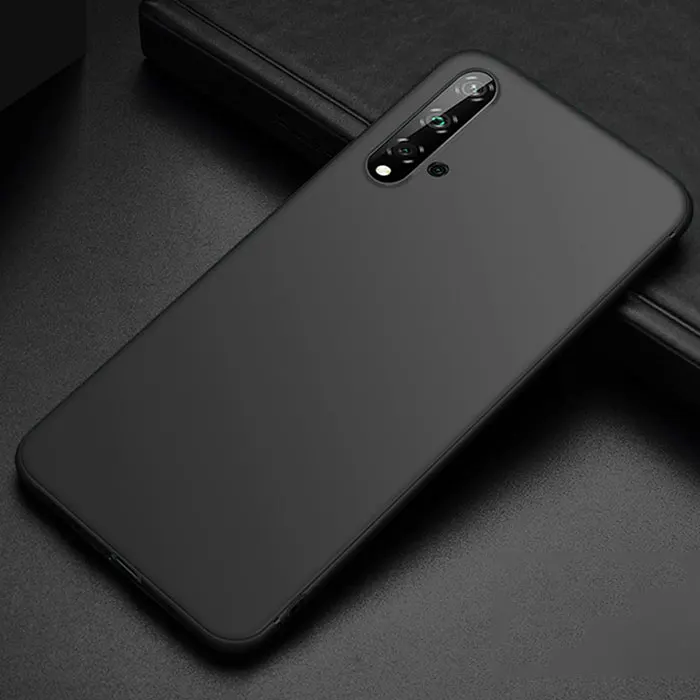 Черный Keajor, мягкий чехол для Huawei Honor 20 pro, чехол, ТПУ, силиконовый бампер, Fundas, красивая задняя крышка для Huawei Honor 20 20pro, чехол - Цвет: Черный