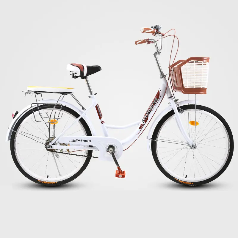 Günstig 20/24/26 Zoll Retro Fixed Gear Bike Handliche Pendeln Reise Erwachsene Fahrrad Dame Student Männer Und Frauen