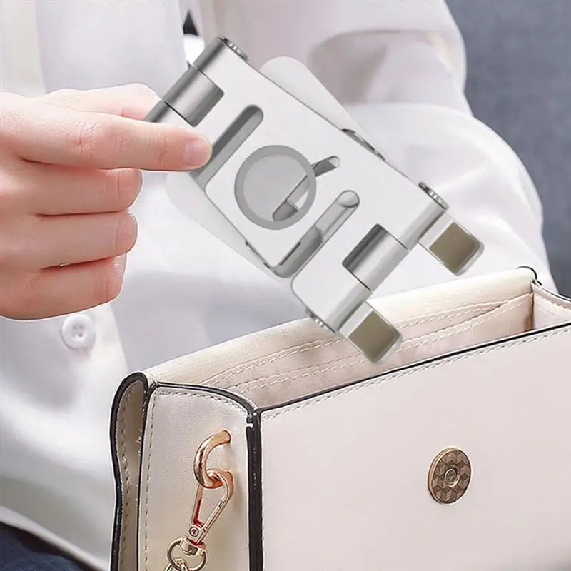 

1Pc Desktop Phone Holder Alloy Universal Mobile Phone Tablet Rack (Silver)
