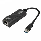Сетевой адаптер JTKE USB 3,0 для Gigabit Ethernet RJ45 LAN (101001000) Мбитс для ПК ноутбука Win