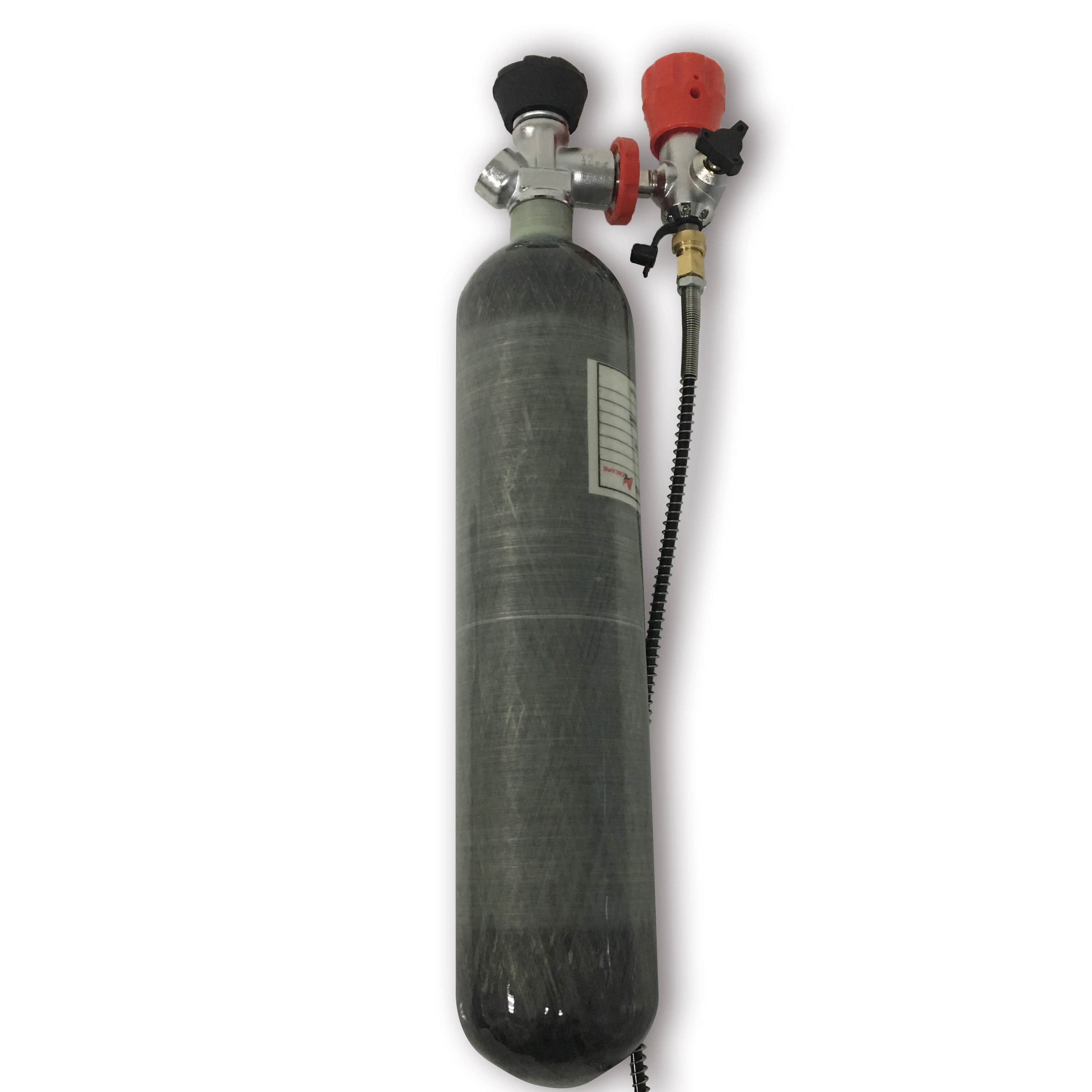 Acecare 2L Hpa Paintball Tank Pcp Carbon Fiber Cylinder 4500Psi Underwater Air Valve/Filling Station For Pcp Tank Airgun