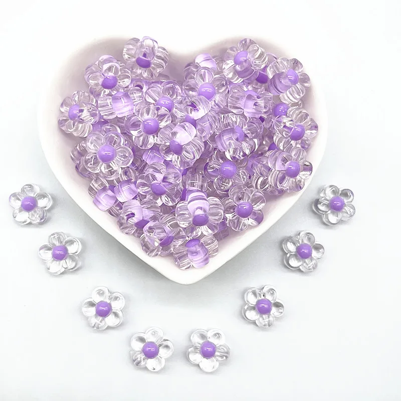 Новые акриловые бусины с подсолнухами 12 мм свободные бусины-распорки аксессуары