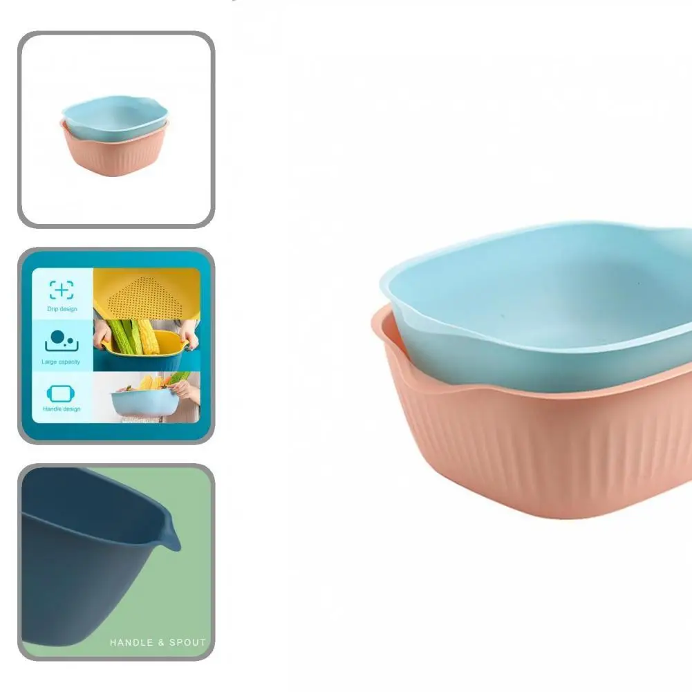 

Wear-resistant Long Lasting Wear-resistant Plastic Colander Strainer for Gifts