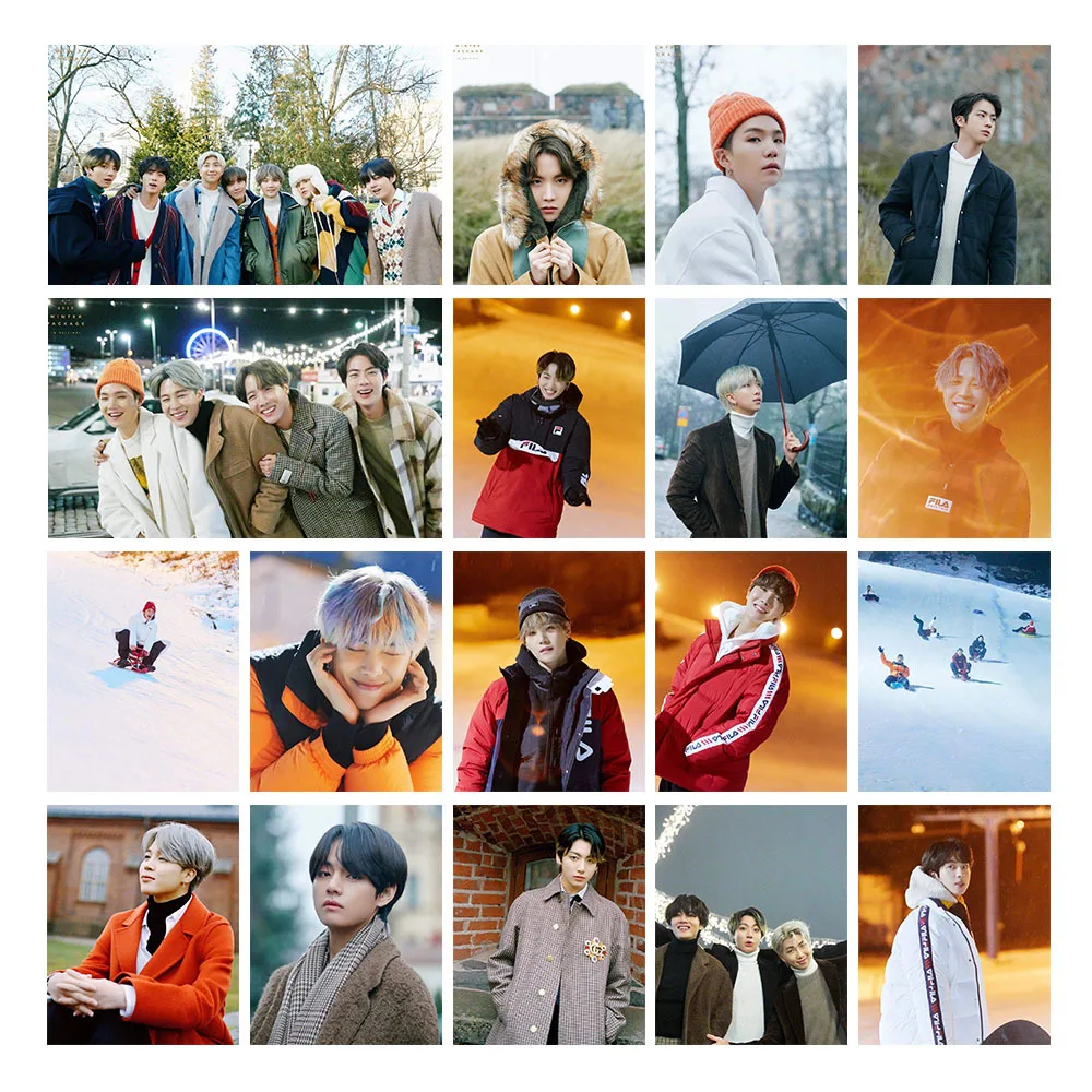 18 ~ 30 штук/комплект Kpop Bangtan Boys SUGA JUNGKOOK JIMIN JIN RM V J HOPE летняя посылка в Корейском стиле