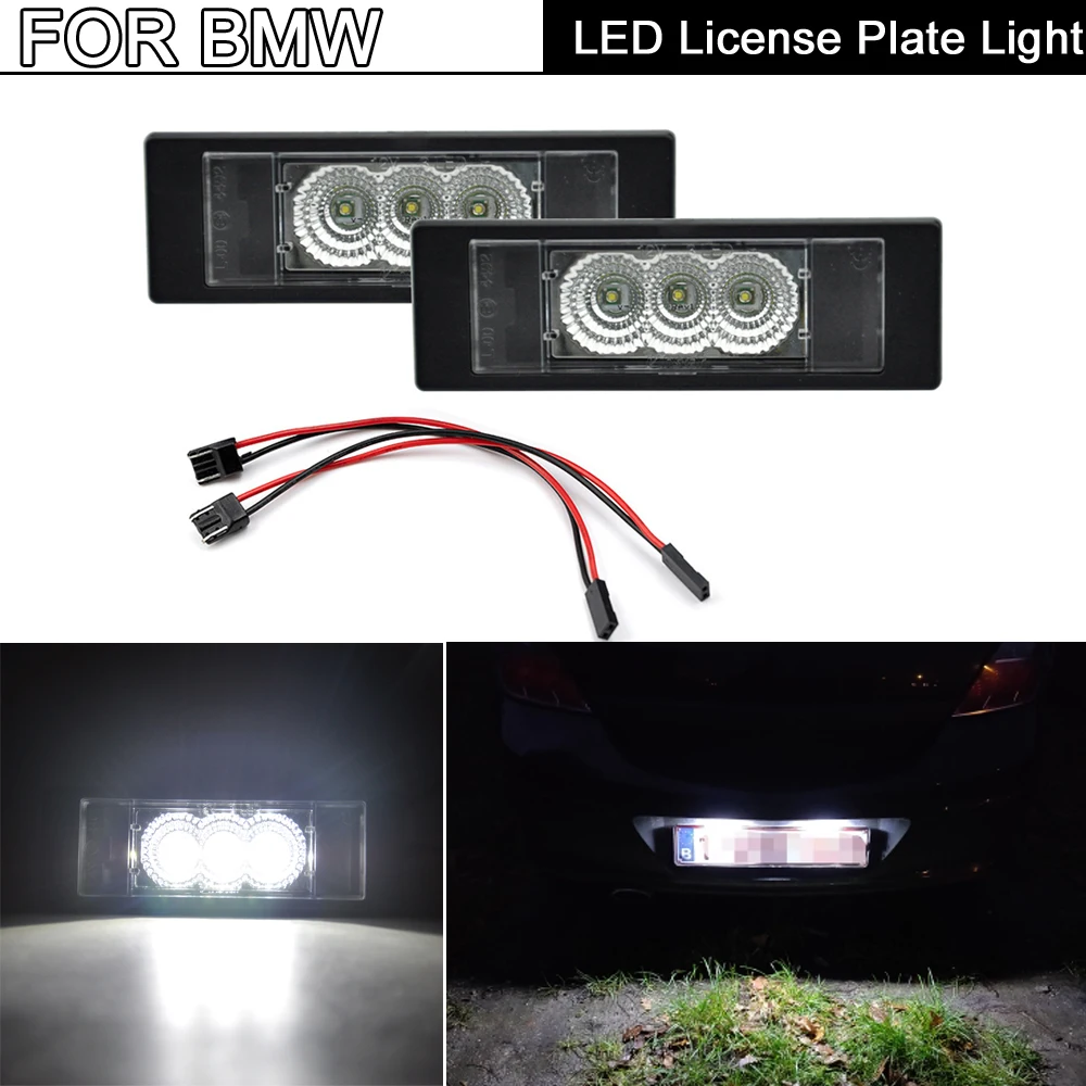 Светодиодный номер номерного знака светильник для BMW E81 E87 F20 E63 E64 F12 F13 F06 Z4/E85 K48 Mini