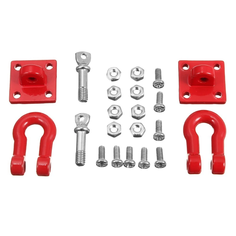 2 шт. металлический передний задний бампер спасательный прицеп крюк и крепление