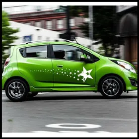 Наклейка на юбку автомобиля EV Sport Styling виниловая наклейка на тело индивидуальные наклейки для сада для Chevrolet Spark