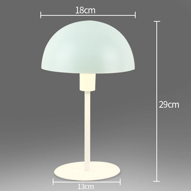 

E14 Creative Mushroom Small Table Lamp European Style Living Room Bedroom Study Bedside Lamp Creative Personality Lamp