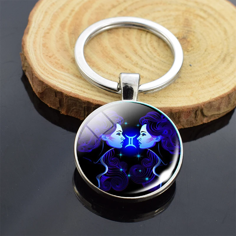 Ручной работы 12 созвездий ювелирные изделия знаков зодиака двухсторонний