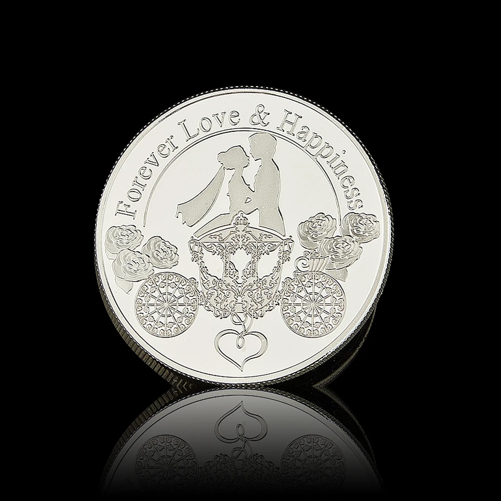 Посеребренная Коллекционная монета для любви из Польши | Дом и сад