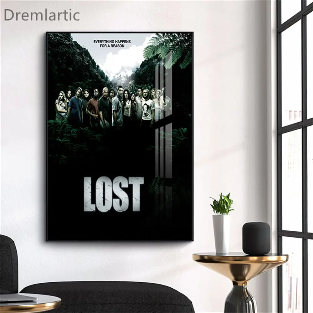 Lost Пользовательские настенные Арт холст картина печатный плакат Гостиная