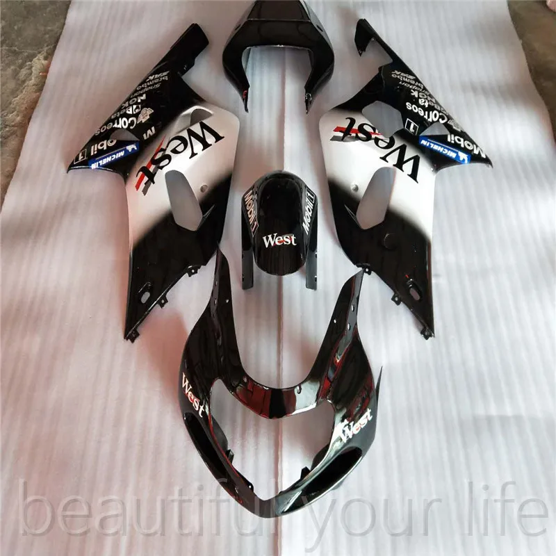 

Injection Fairings black white For SUZUKI GSXR600 750 K1 2001 2002 2003 Motorcycle Fairing GSXR 600 GSXR 750 k1 Bodywork Fairing