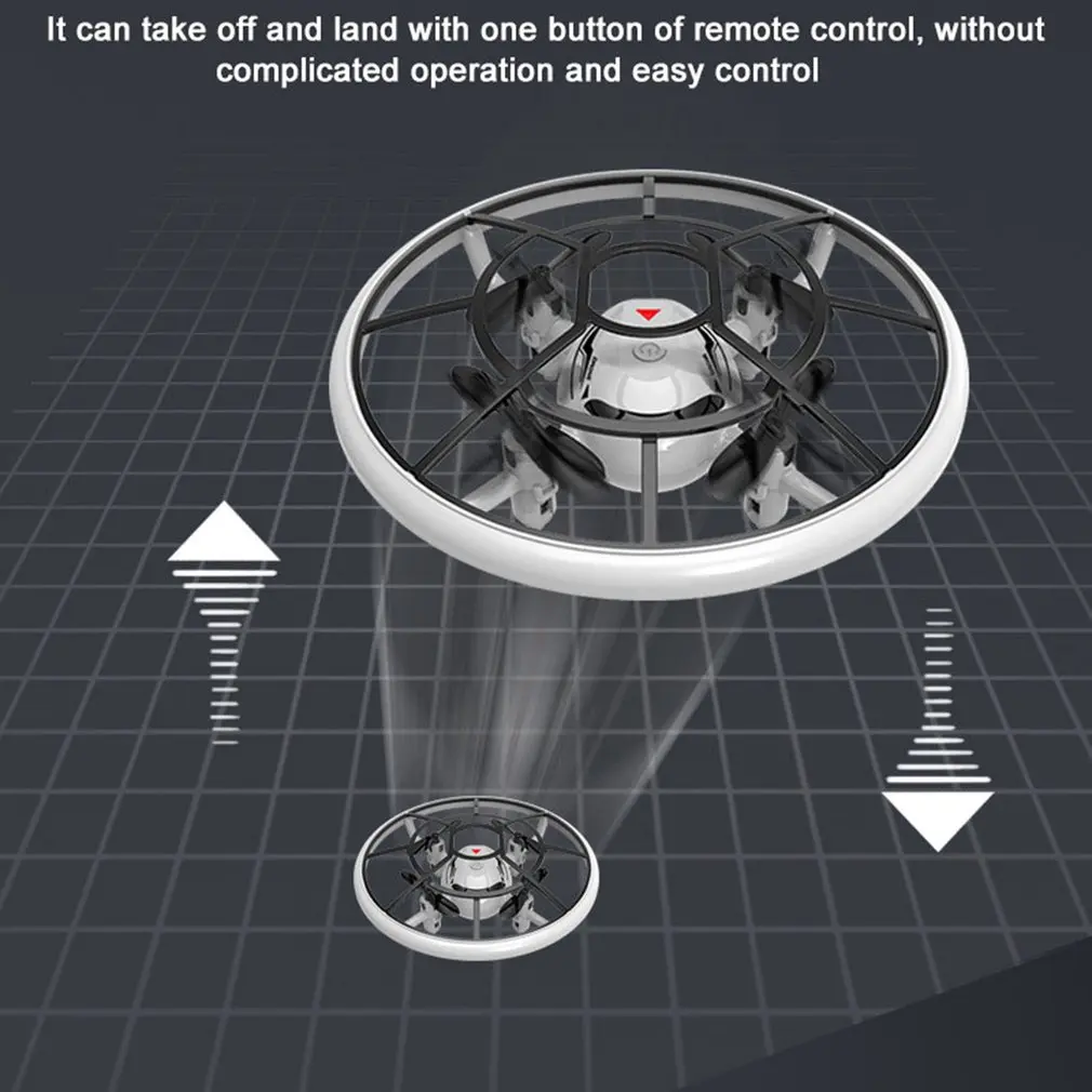 Мини Квадрокоптер индукционный Дрон умные часы дистанционное управление