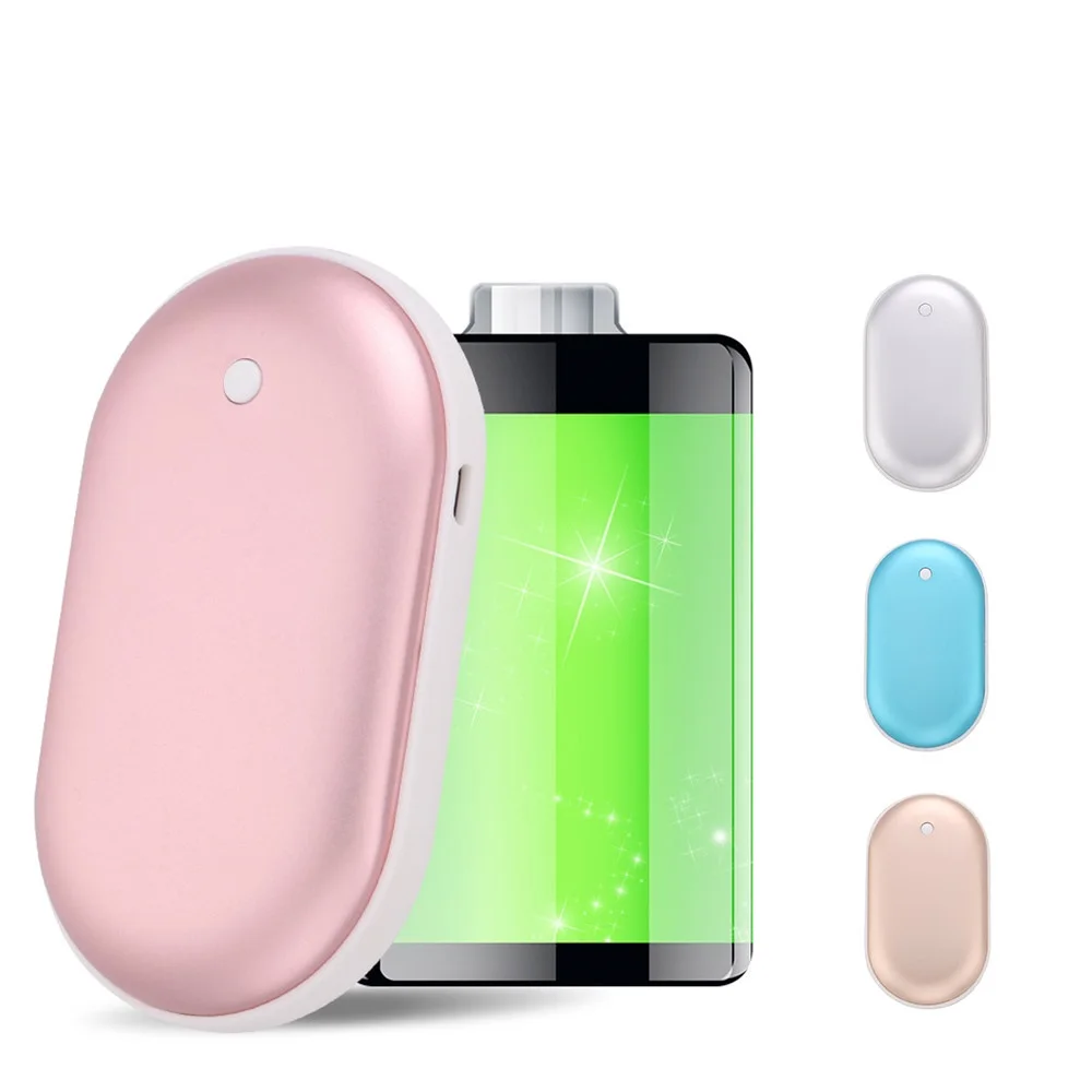 Мини грелка для рук внешний аккумулятор 5000 мА/ч портативное USB зарядное