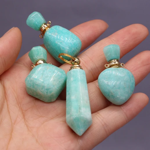 

2021 Best-selling New Natural Stone Semi-precious Stone Tianhe Stone Perfume Bottle for Making Exquisite Necklace Bracelet