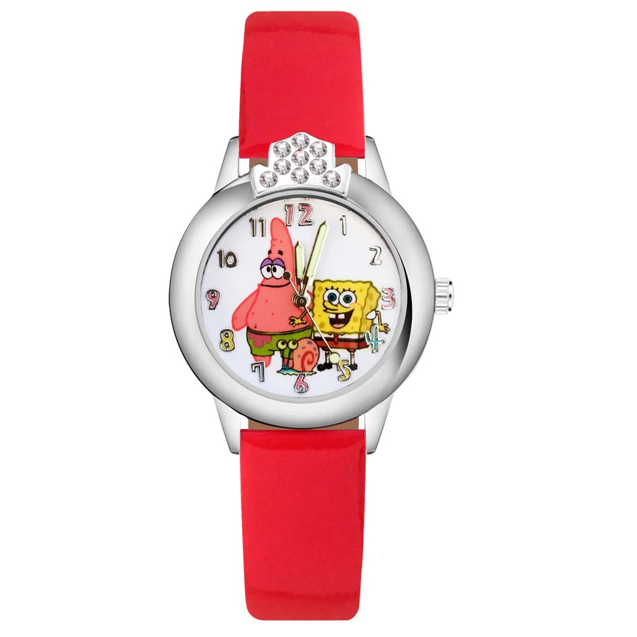 С милым мультипликационным принтом с украшением в виде кристаллов Стильная