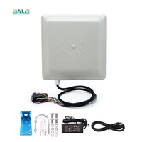 card uhf rfid reader integrated antenna 7dbi long range 06m with rs232 rs485 wg26 tcpip optional for parking lot free sdk