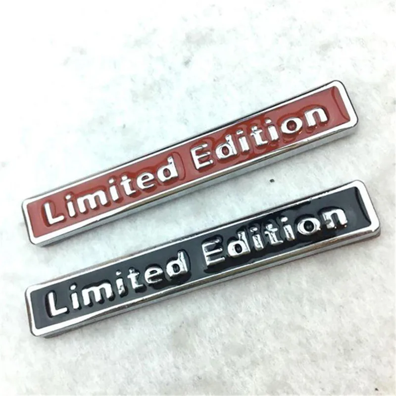 Black / Red 3D Metal Sticker Car Styling Limited Edition Emblem Badge Logo Motorcycle Decal | Stickers
