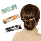 Новинка, модный обруч для волос, Женский обруч для волос, обруч для волос с узлом, повязка на голову, плетеная ткань, аксессуары для волос DIY