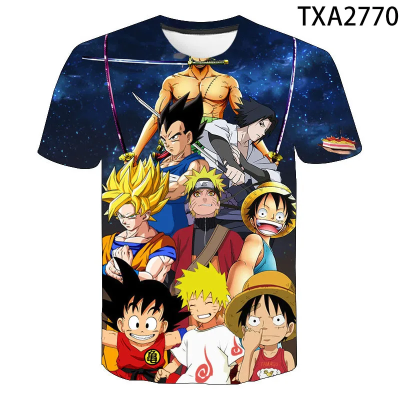 

Cartoon Anime Uzumaki 3D T Shirt Men Women Children Casual Streetwear Short Sleeve Boy Girl Kids Printed T-shirt Fashion Tops