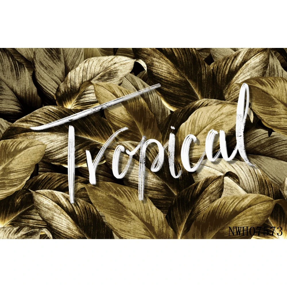 

Customize Vinyl Photography Background Tropical Leaves Grunge Vintage Home Decor Photographic Backdrops For Photo Studio