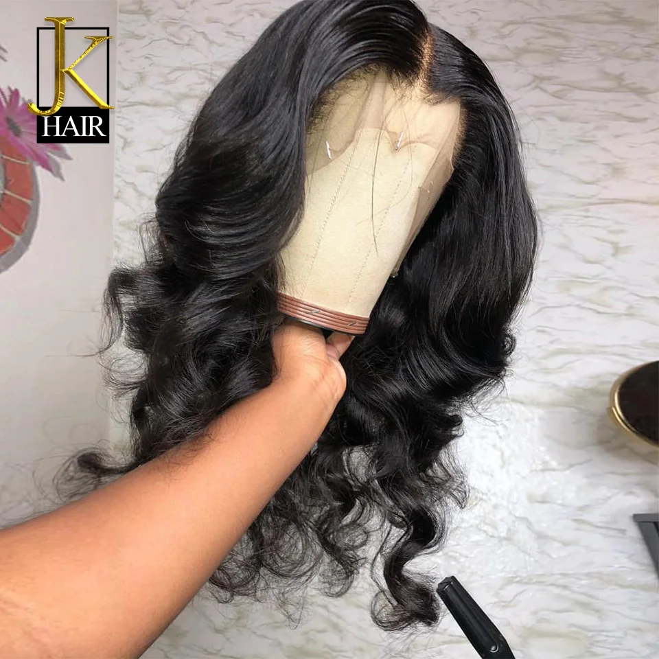 Бразильские кудрявые парики из натуральных волос на кружеве для черных женщин 250