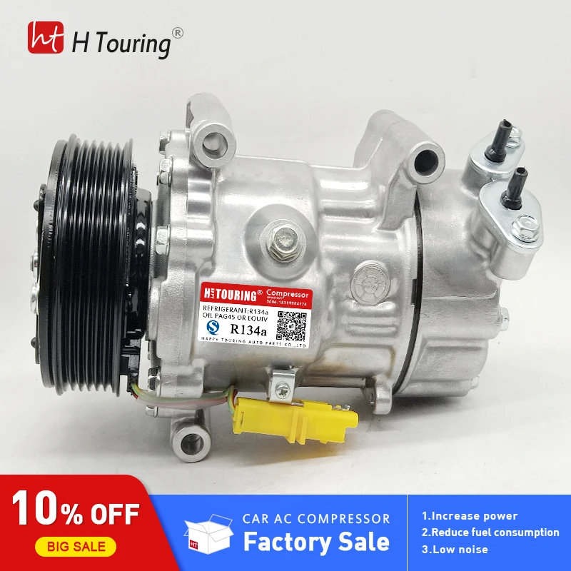 Для Санден sd6v12 AC компрессор Mini cooper L4 2007-15 R55 R56 R57 R58 2758145 2758433 6942501 694250103 1457 1457F 64529223392