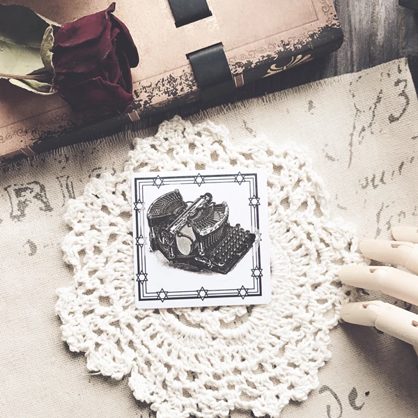 18 цветов винтажный черный принтер старые наклейки сделай сам скрапбукинг альбом