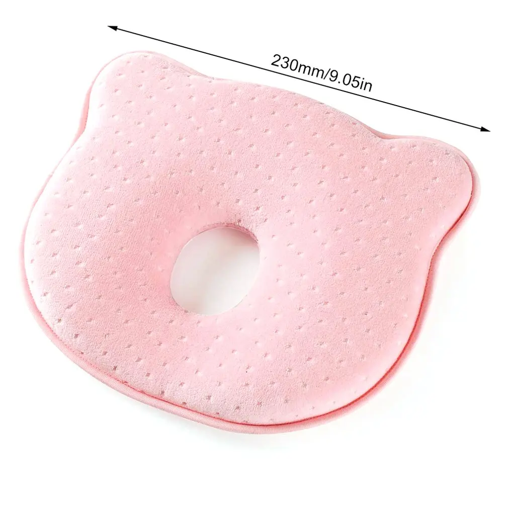 

Gentle Soft Breathable Travel Aid Newborn Baby Pillow Head Shaping Soft Memory Foam For Infant Comfort Sleeping