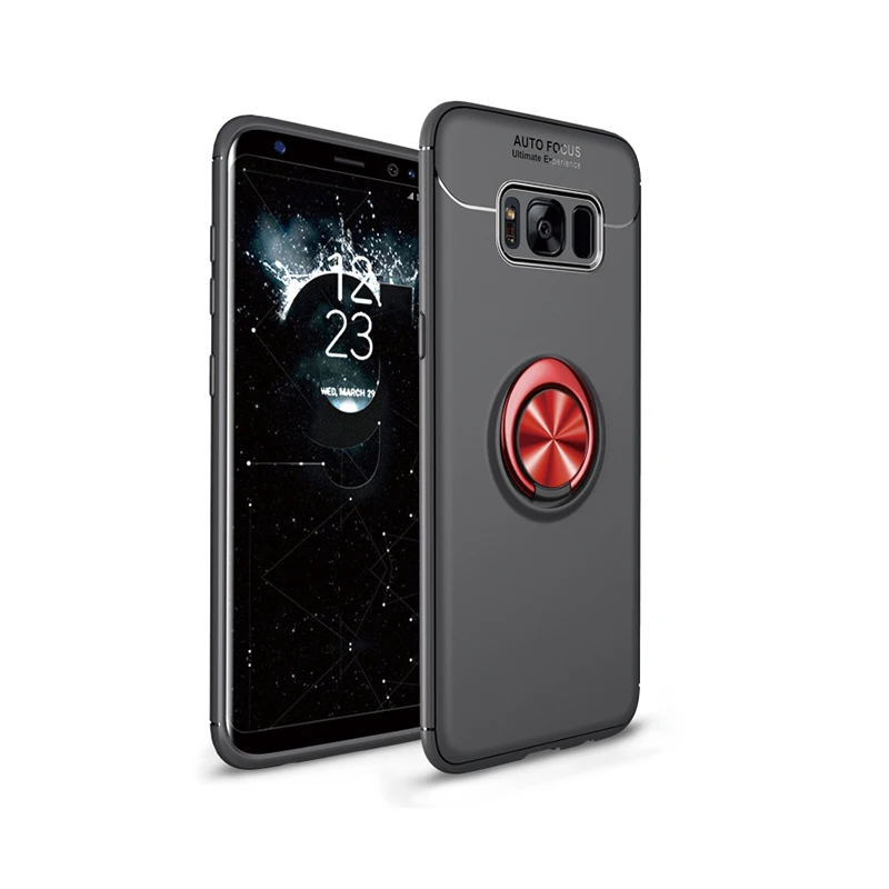 

Suitable for Samsung A6 Plus 2018 Note9 J2 Core 2020 J4 Prime Anti-Fall Ring Car Holder Mobile Phone Case