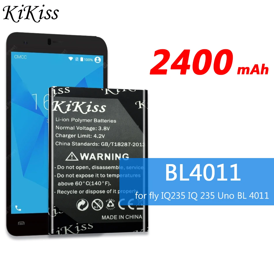 Аккумулятор большой мощности 2400 мАч BL4011 для fly IQ235 IQ 235 Uno BL 4011 + трек