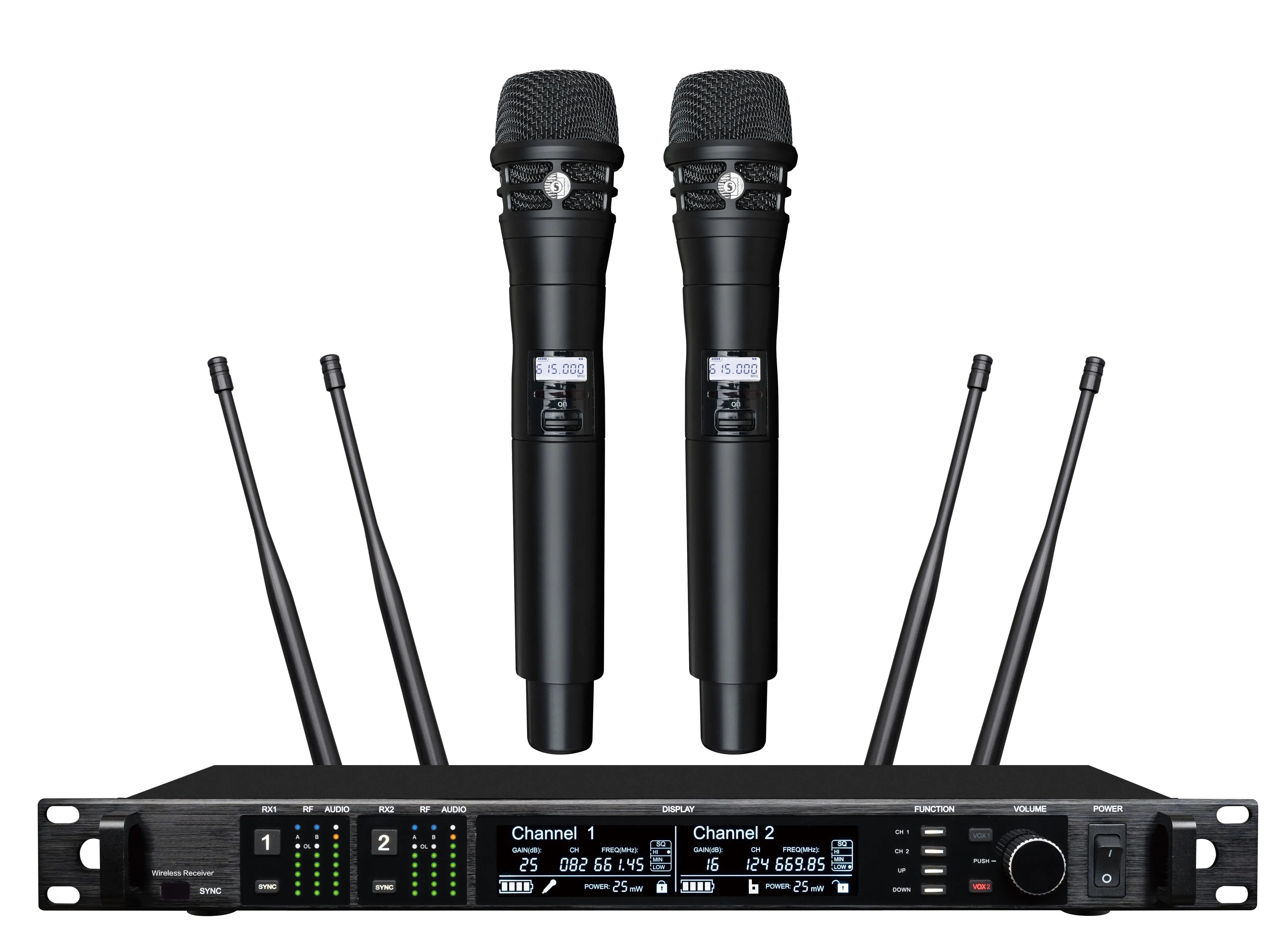handheld mic Leicozic AD4D True Diversity беспроводной микрофон UHF сценический цифровой микрофон с отворотом микрофон/гарнитура микрофон/ручной микрофон 645-695 МГц - Цвет: handheld mic