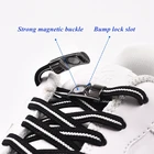 Шнурки магнитные унисекс, эластичные, без завязывания, плоская подошва, 1 пара