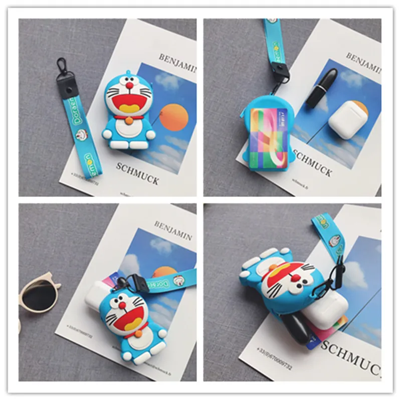 Чехол для наушников с мультипликационным персонажем аниме мягкий силиконовый