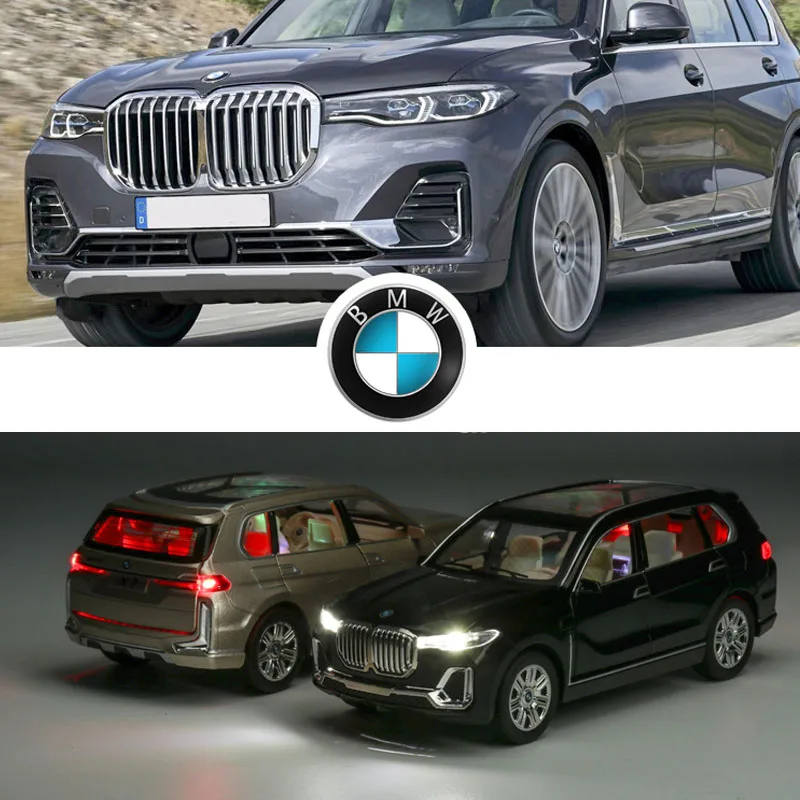 1:24 модель автомобиля BMW X7 литая из сплава детская игрушка коллекционные игрушки