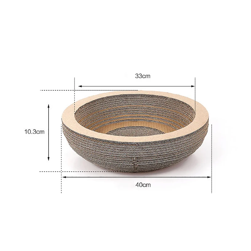 Cat Scratcher For Grinding Claws Sleeping Bed Large Space Bowl Type Scratching Pad Nest Toy | Дом и сад