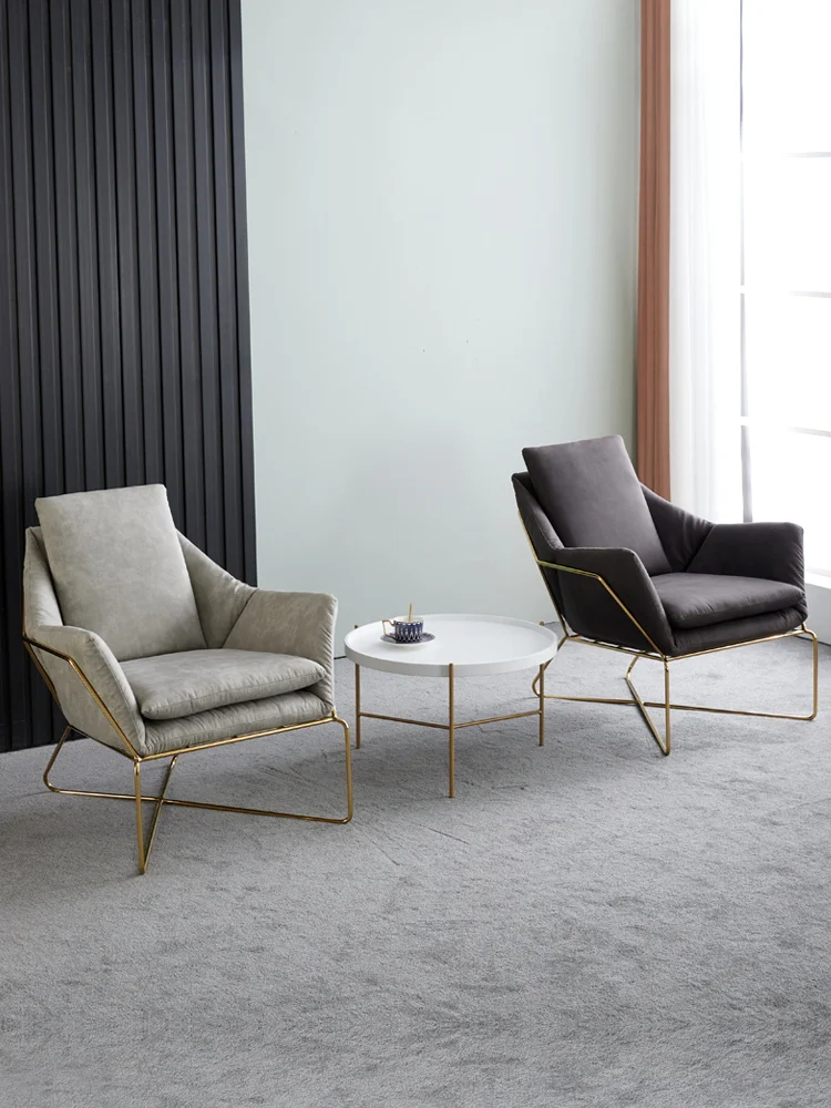 

Small Living Room Sofa Europe and America One Seat Sofa for Lounge Office Receive Visitor Single Person Sofa Bedroom furniture