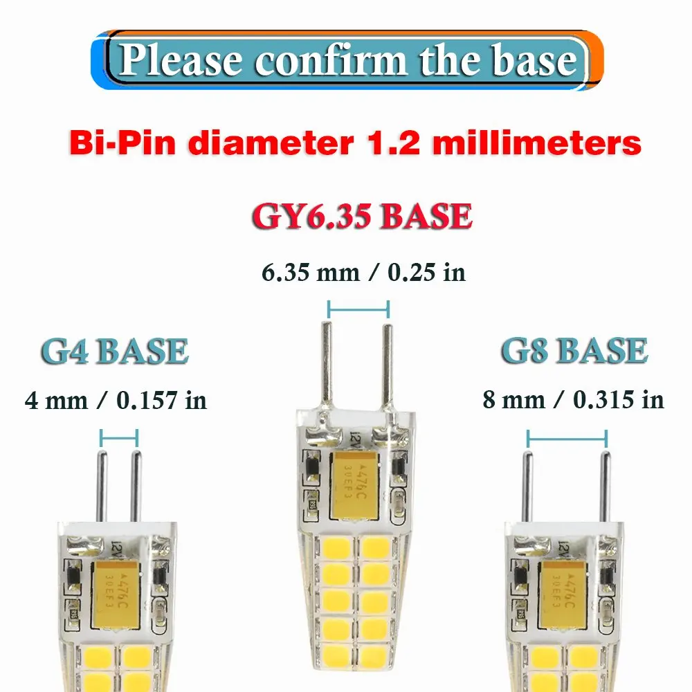 GY6.35 светодиодные лампы 3 Вт низкое напряжение 12 вольт. G6.35/GY6.35 основание JCD