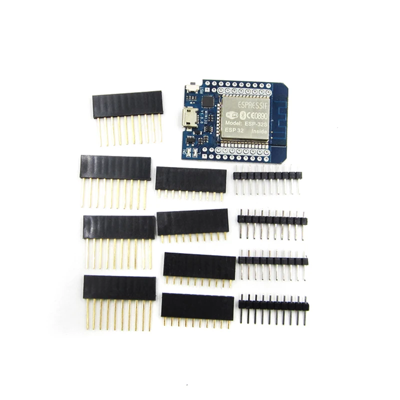 Для Wemos D1 ESP32 ESP-32S беспроводной WiFi Bluetooth BLE для Mini Esp8266 CP2104 модуль с контактами |