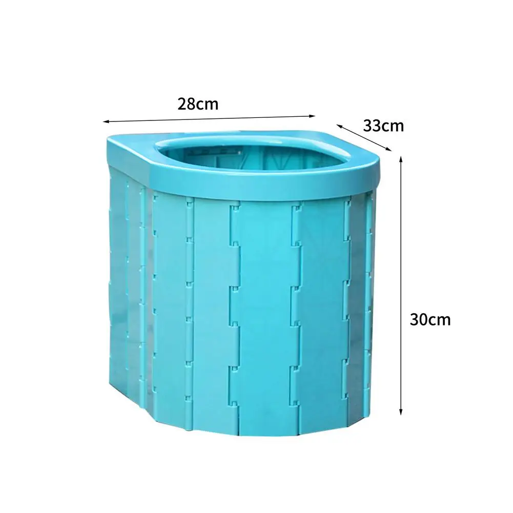 

1pc Portable Car Folding Toilet Energency Toilet Mobile For Outdoor Camping Hiking Self-driving Sightseeing Boating Traffic Jams