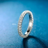2021 fashion style 100 925 ring 925 sterling silver shiny eternal true love ring couple engagement wedding exquisite gift