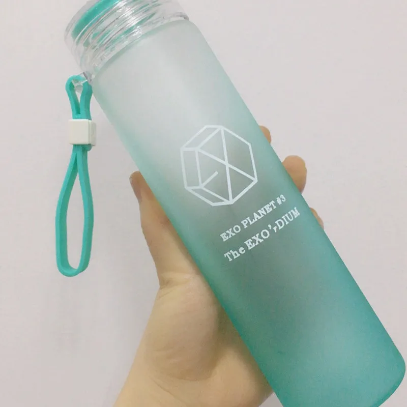 301 400 мл кружка из матового стекла EXO XIUMIN Sehun стеклянный выстрел градиентные цвета