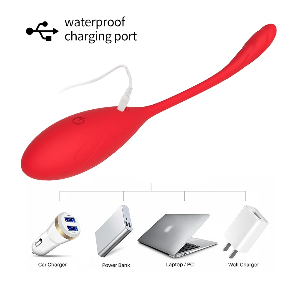 Беспроводной Вибратор в форме яйца Вибраторы интимные игрушки для женщин IPX7