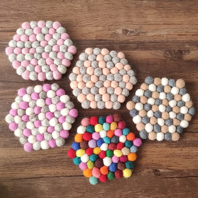 4 шт. фетровые подставки 10 см | Дом и сад