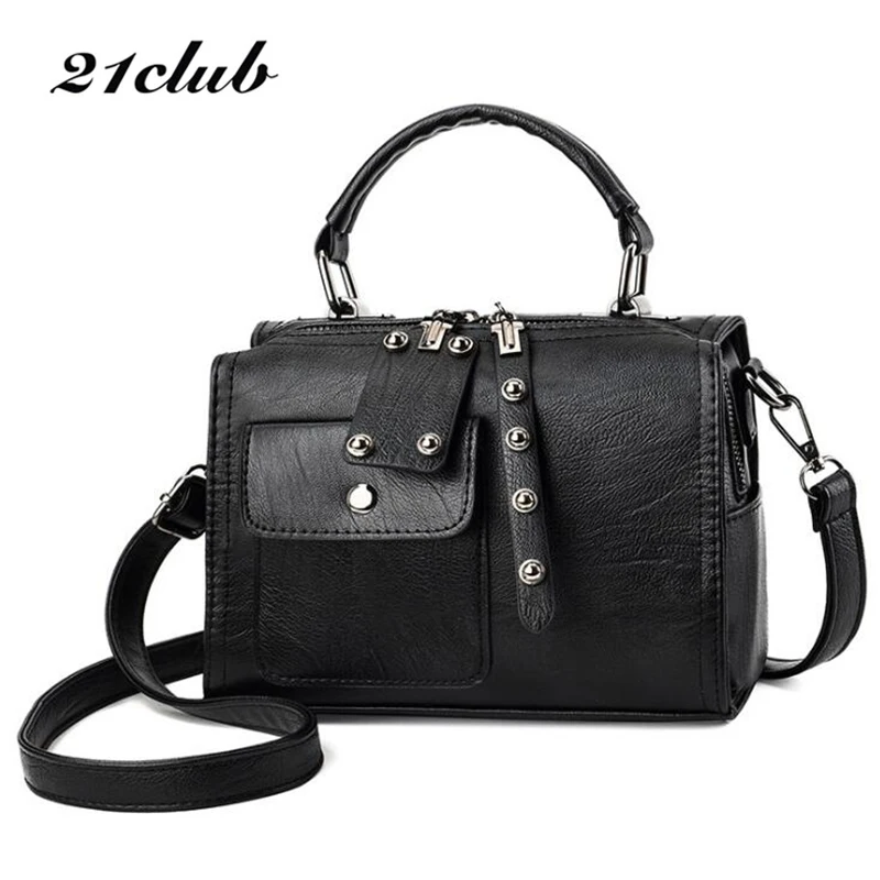21club фирменные маленькие повседневные Простые Женские сумки на молнии вечерние